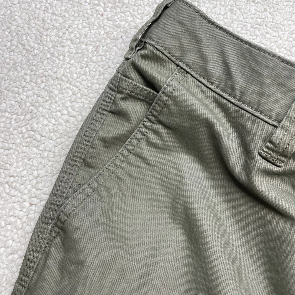 Colorado Clothing Pants Men 36x30 Olive Green Canvas Utility Straight Leg Pocket